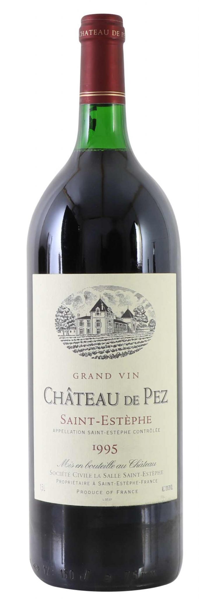 1995 Chateau De Pez St. Estephe 1.5L